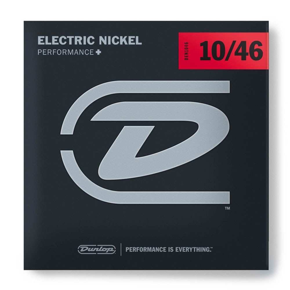 DUNLOP DEN1046 PERFORMANCE+ ELECTRIC GUITAR STRINGS (10-46)