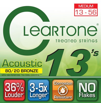 CLEARTONE 7613 ACOUSTIC 80/20 BRONZE MEDIUM (13-56)