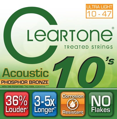 CLEARTONE 7410 ACOUSTIC PHOSPHOR BRONZE ULTRA LIGHT (10-47)