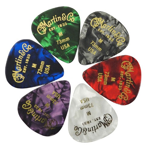 MARTIN MULTI-COLOR PEARLOID PICK PACK (0.73)