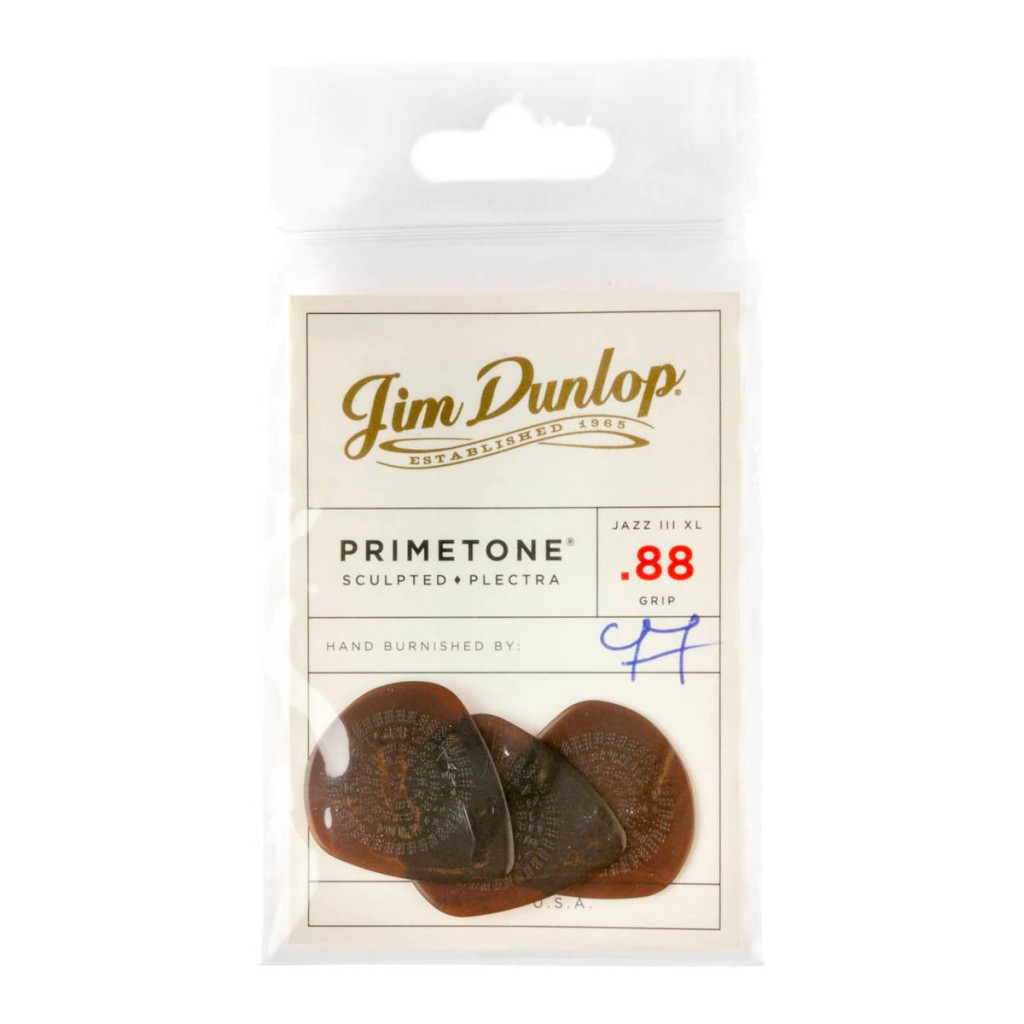 DUNLOP PRIMETONE JAZZ III XL GRIP PICK 0.88