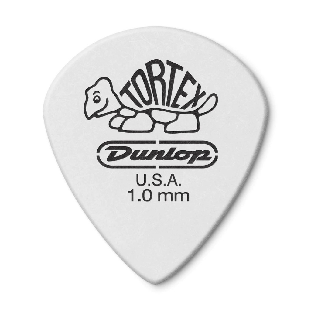 DUNLOP TORTEX WHITE JAZZ III PICK 1.0MM