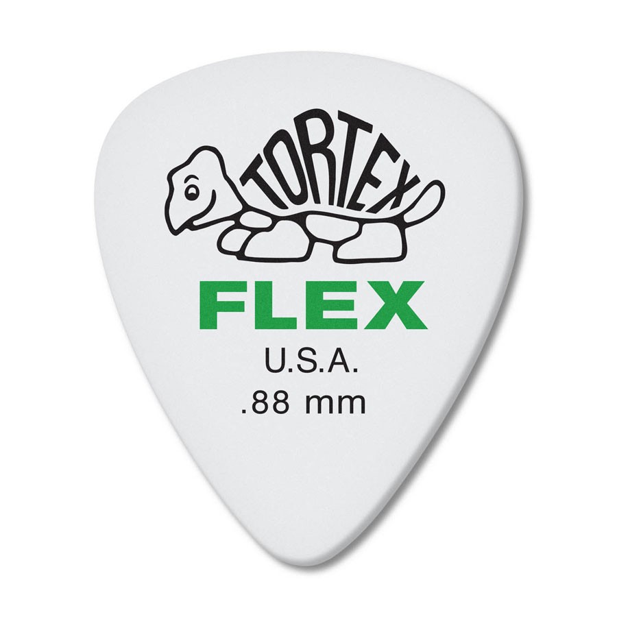 DUNLOP TORTEX FLEX STANDARD PICK .88MM