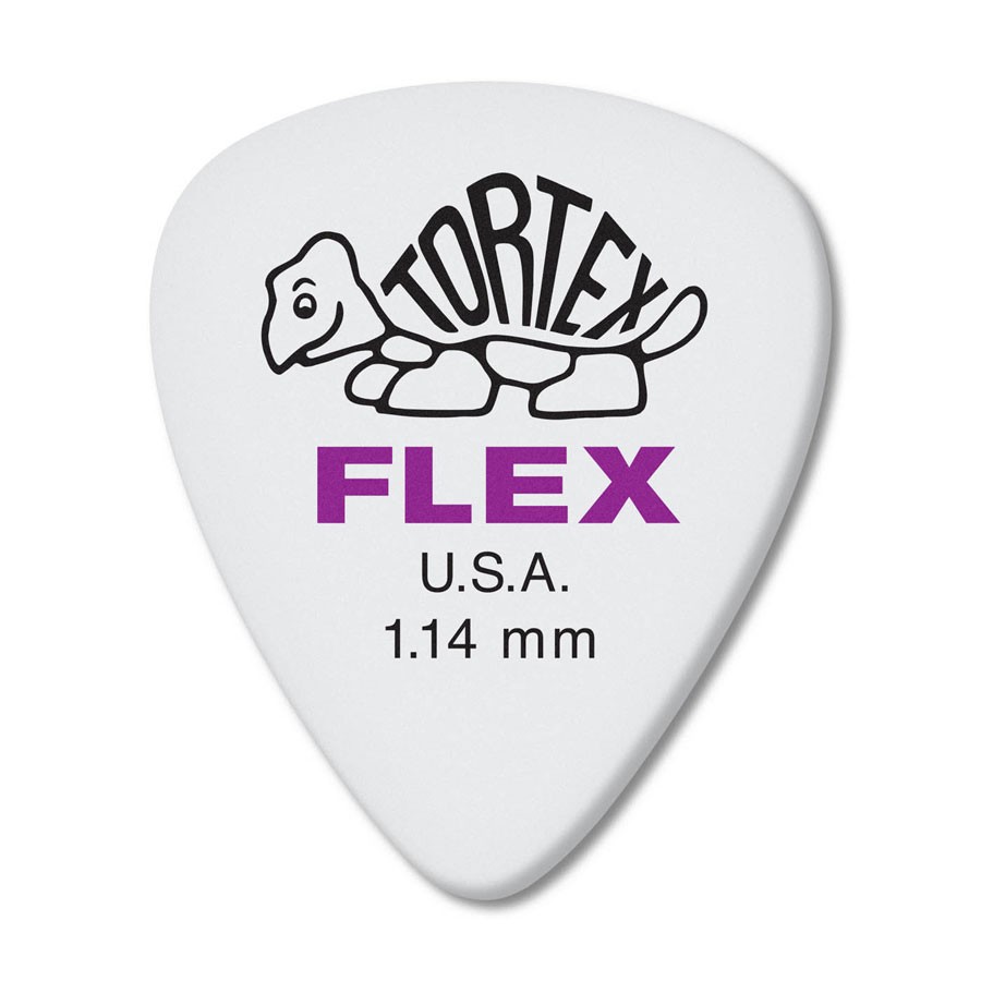 DUNLOP TORTEX FLEX STANDARD PICK 1.14MM