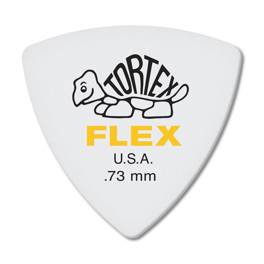 DUNLOP TORTEX FLEX TRIANGLE PICK .73MM