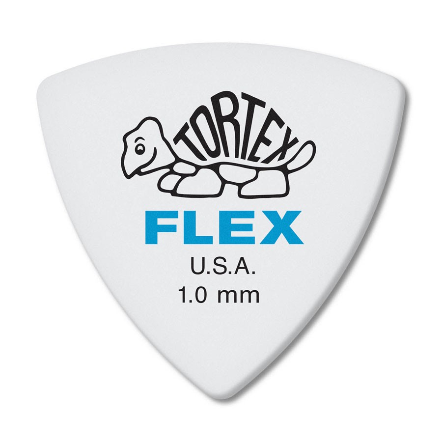 DUNLOP TORTEX FLEX TRIANGLE PICK 1.0MM
