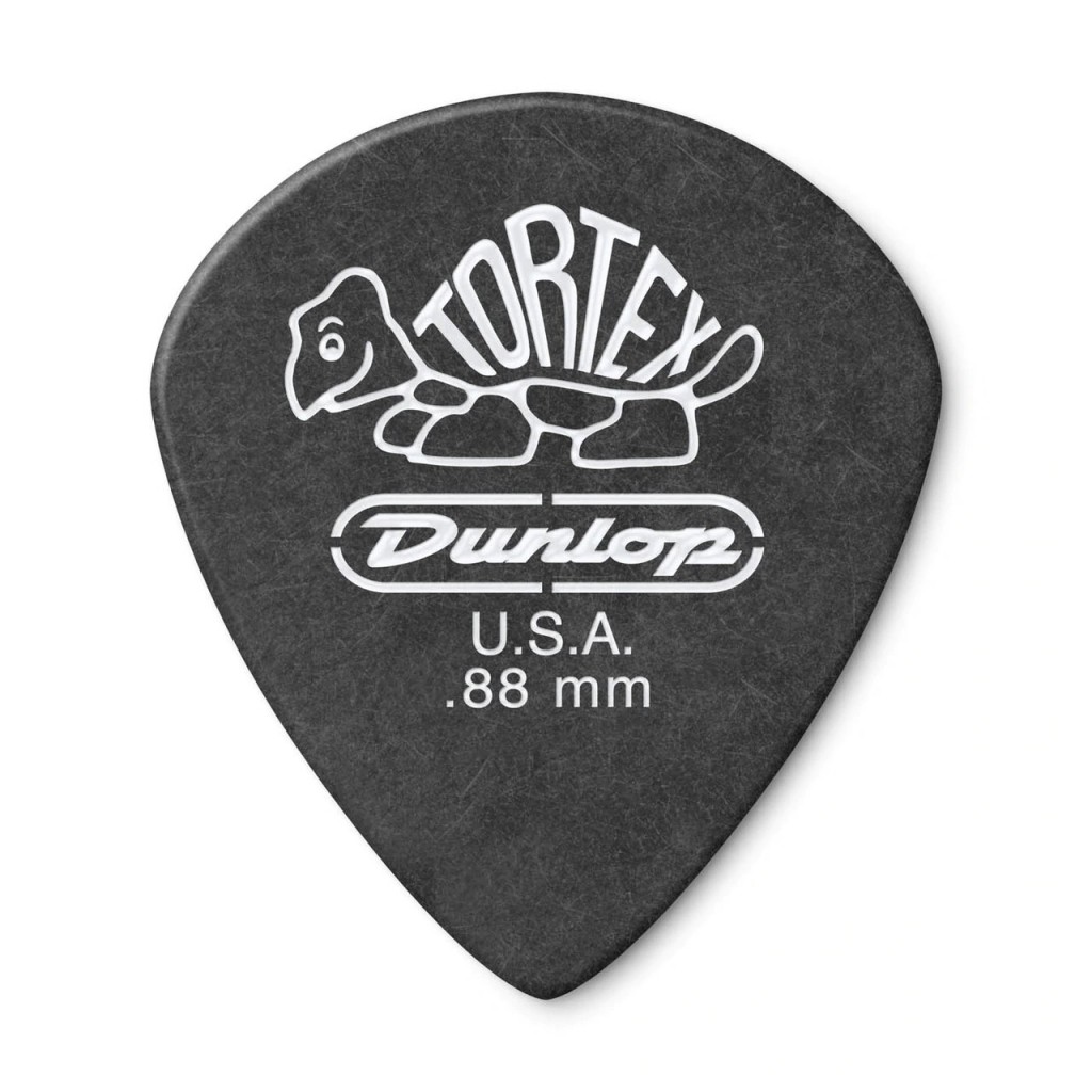DUNLOP 482P.88 TORTEX PITCH BLACK JAZZ PLAYERS PACK 0.88
