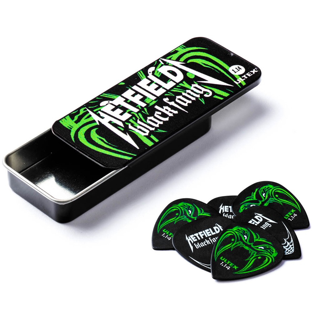 DUNLOP HETFIELD'S BLACK FANG PICK TIN 1.14MM