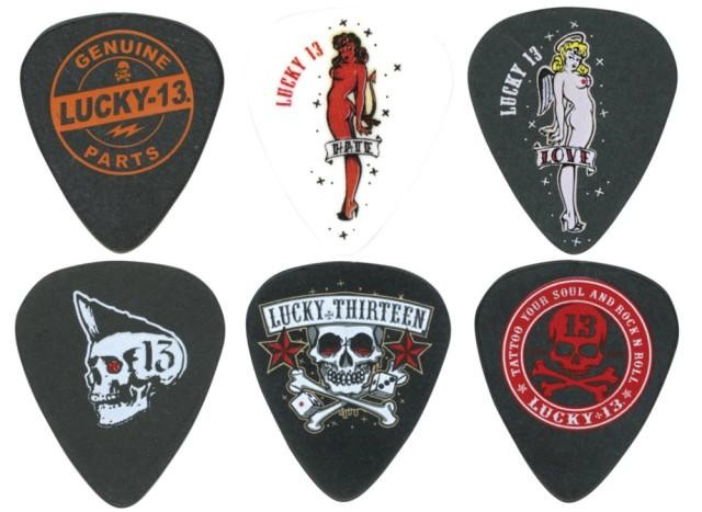 DUNLOP LUCKY 13 ARTIST SERIES PICK .73MM