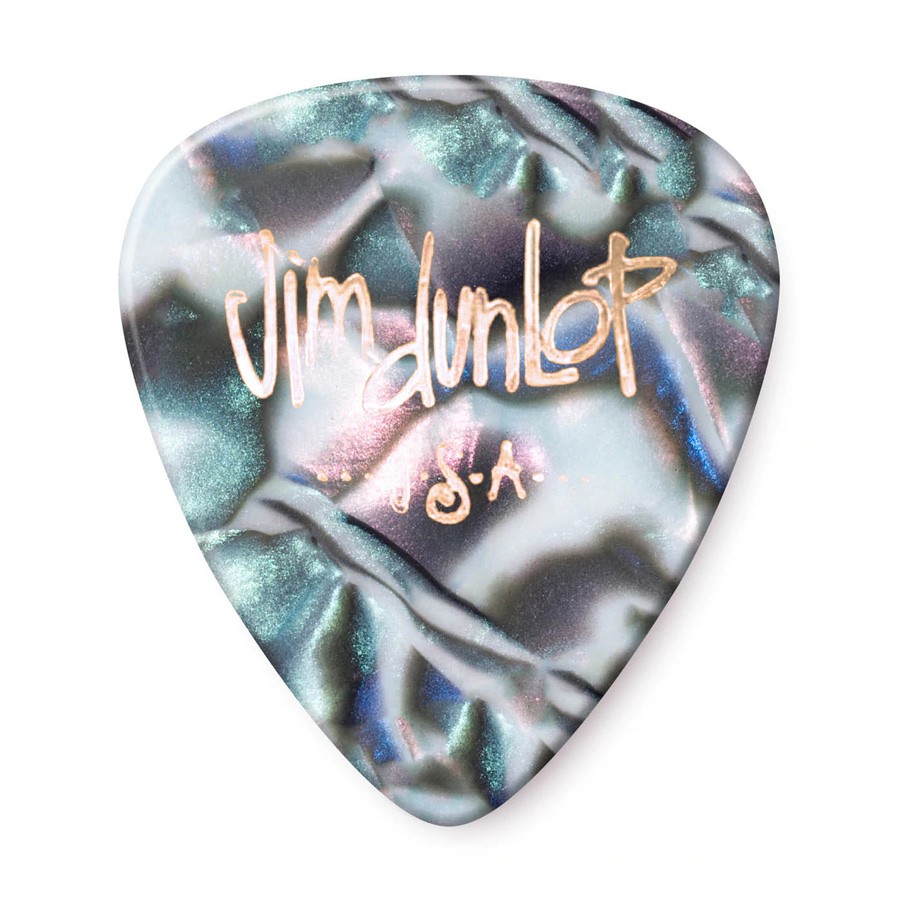 DUNLOP CELLULOID ABALONE PICK MEDIUM
