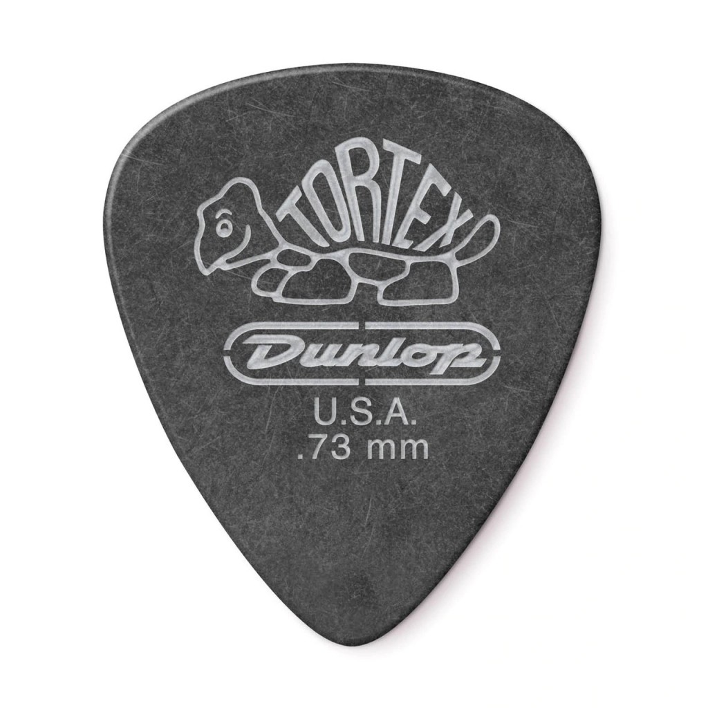 DUNLOP TORTEX PITCH BLACK STANDARD PICK .73MM