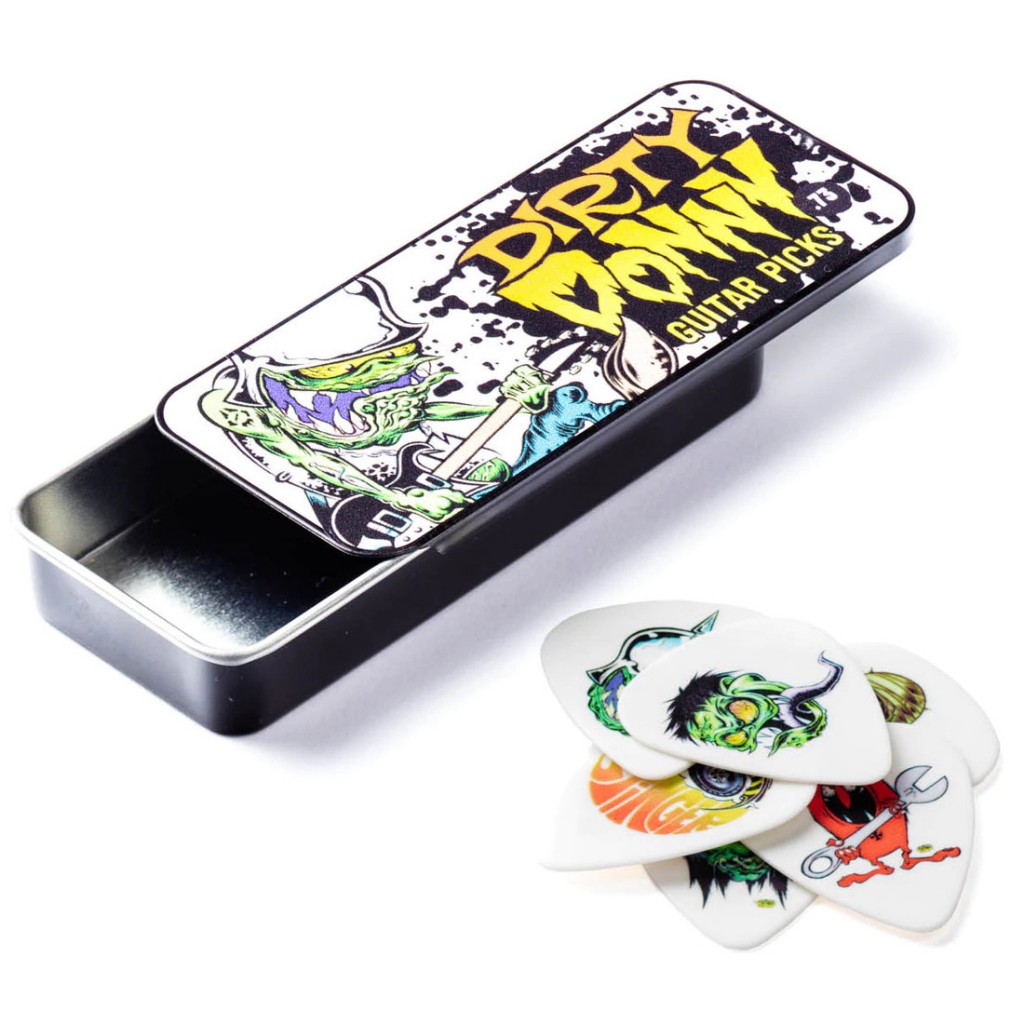 DUNLOP DIRTY DONNY 1 BLACKLINE ART PICKS TIN .60MM