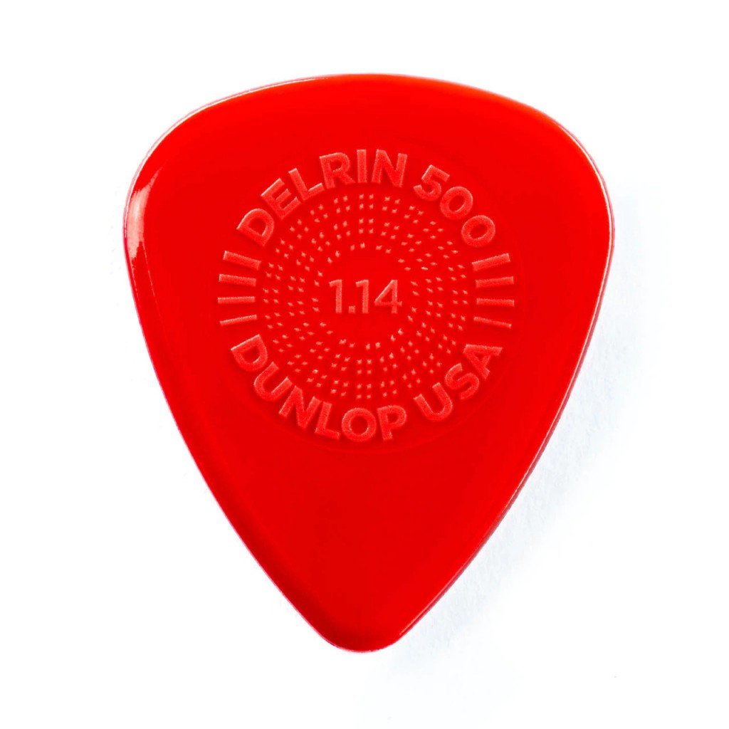 DUNLOP PRIMEGRIP DELRIN 500 PICK 1.14MM