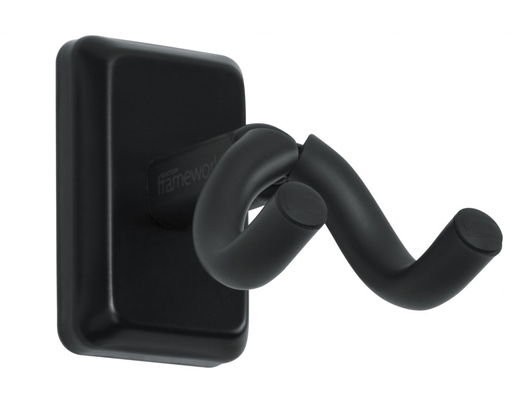 GATOR FRAMEWORKS GFW-UKE-HNGRBLK Wall Mount Ukulele/Mandolin Hanger
