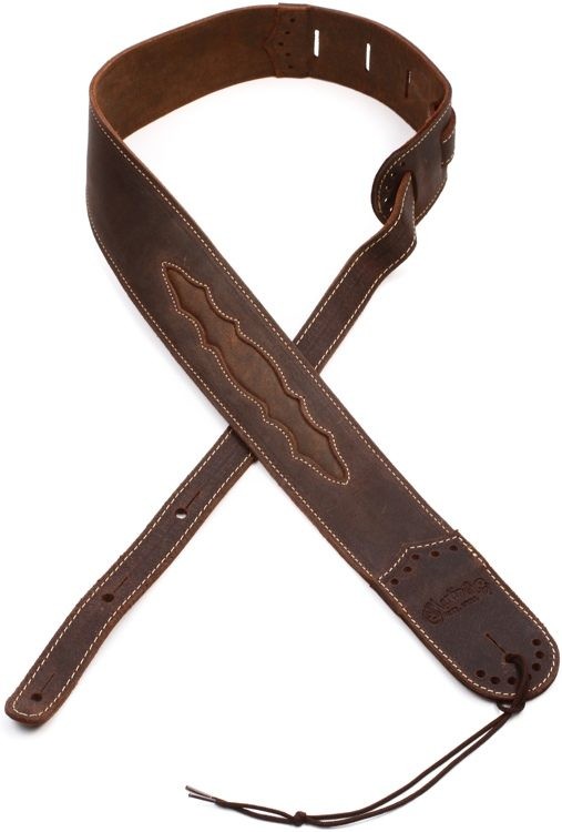 MARTIN WINGTIP GUITAR STRAP (DARK BROWN)