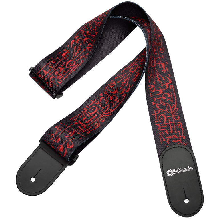 DIMARZIO STEVE VAI PRINT - ART STRAP BLACK
