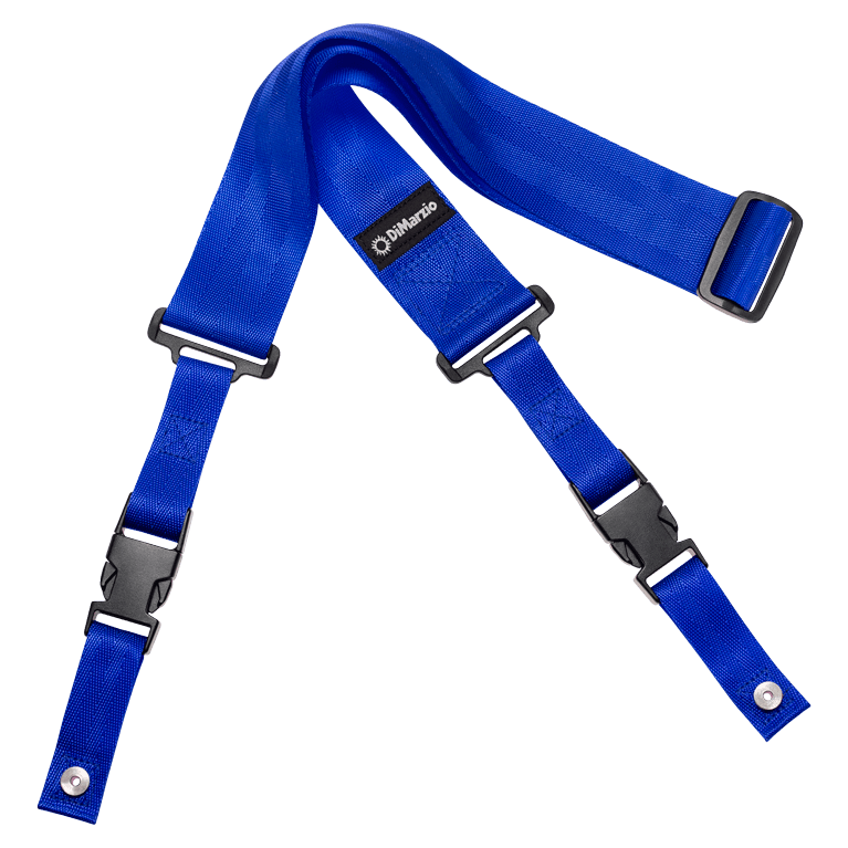 DIMARZIO 2 INCH NYLON CLIPLOCK BLUE