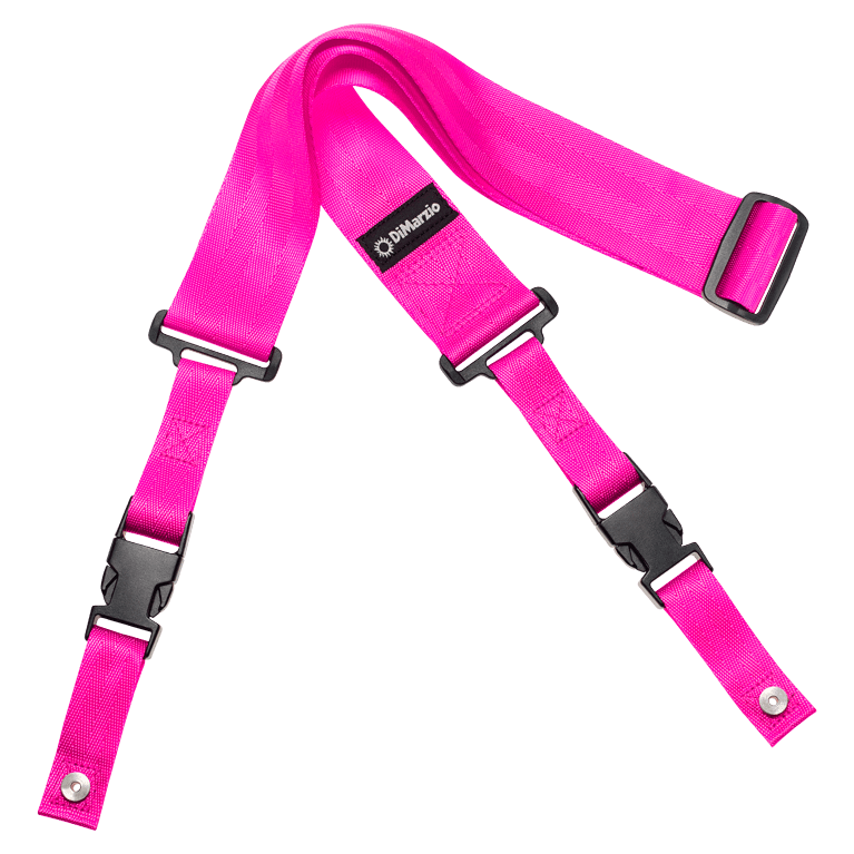 DIMARZIO 2 INCH NYLON CLIPLOCK NEON PINK
