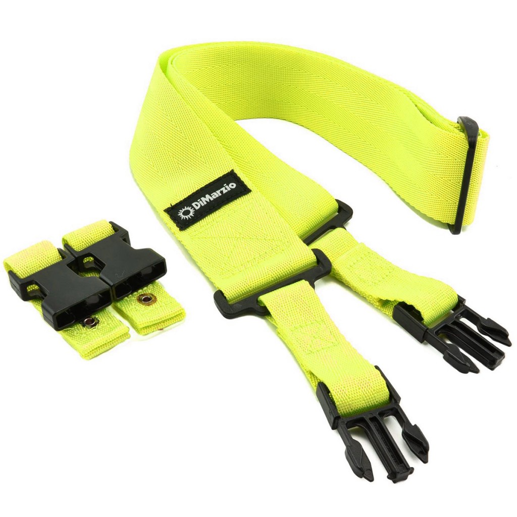 DIMARZIO 2 INCH NYLON CLIPLOCK NEON YELLOW