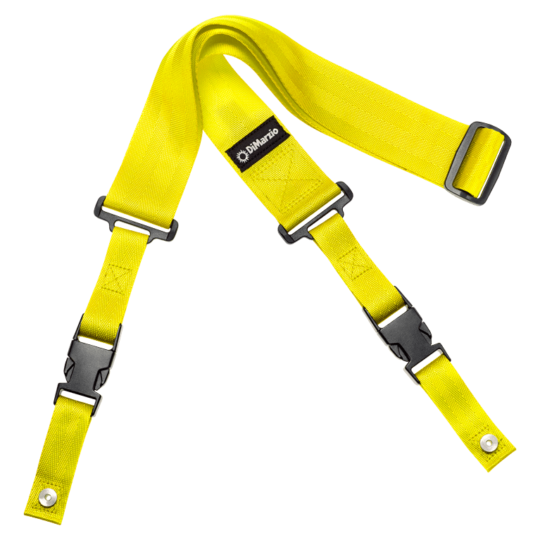 DIMARZIO 2 INCH NYLON CLIPLOCK NEON YELLOW