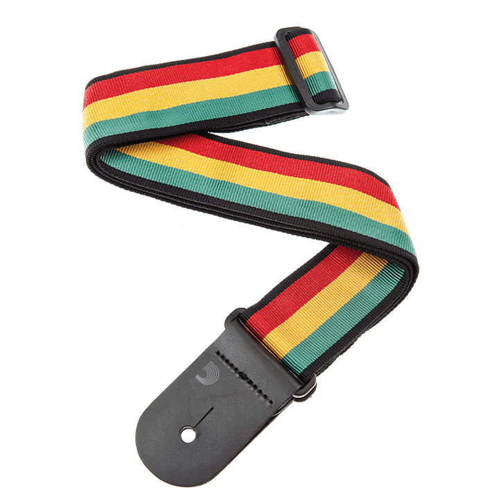 D'ADDARIO 50A06 NYLON WOVEN GUITAR STRAP (JAMAICA)