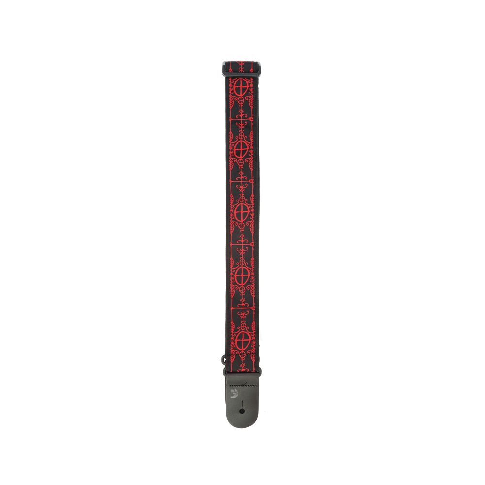 D'ADDARIO 50A12 NYLON WOVEN GUITAR STRAP (VOODOO)
