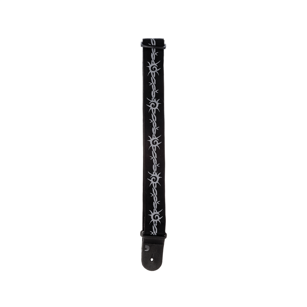 D'ADDARIO PLANET LOCK GUITAR STRAP (BARBED WIRE)