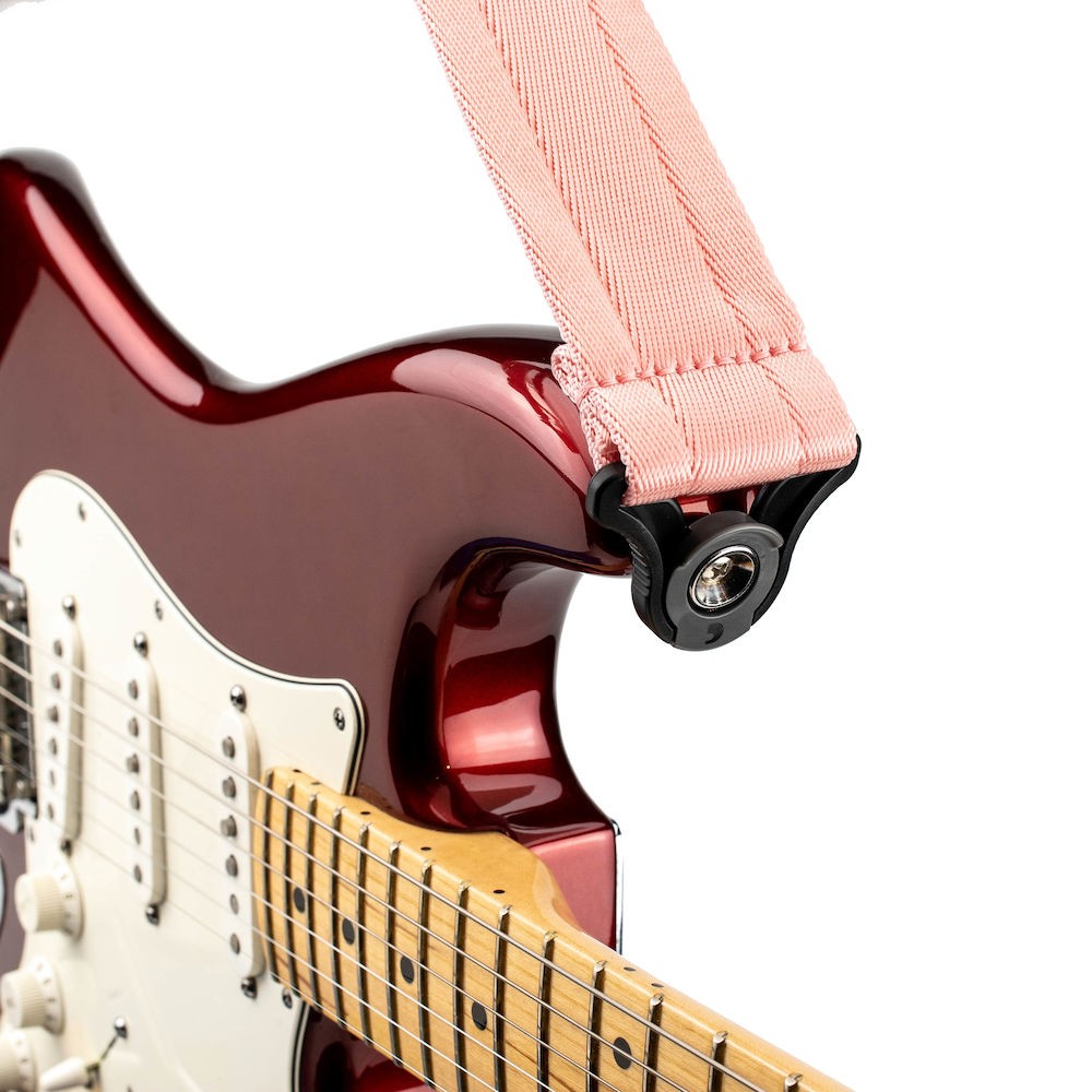 D'ADDARIO 50BAL06 AUTO LOCK GUITAR STRAP (NEW ROSE)