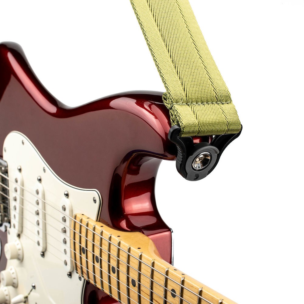 D'ADDARIO 50BAL08 AUTO LOCK GUITAR STRAP (MOSS)