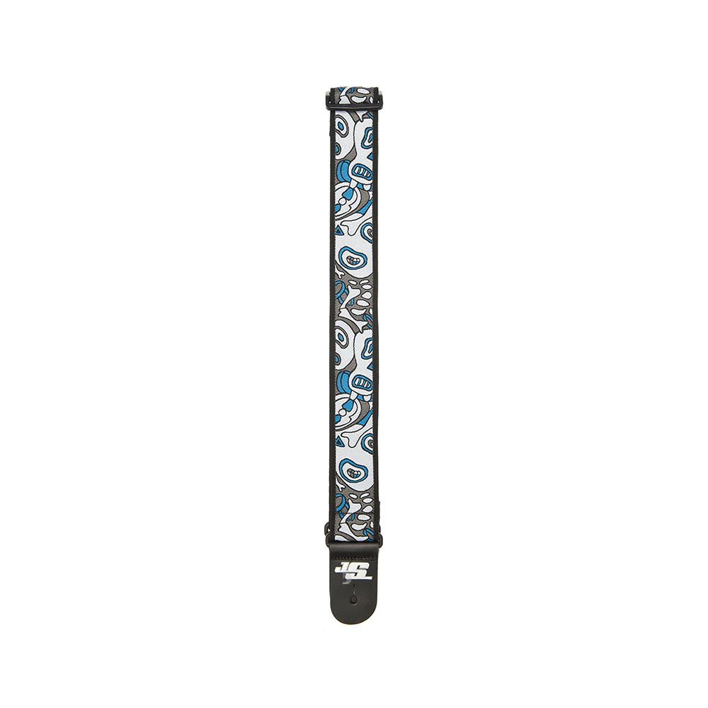 D'ADDARIO JOE SATRANI WOVEN GUITAR STRAP (Souls of Distortion)