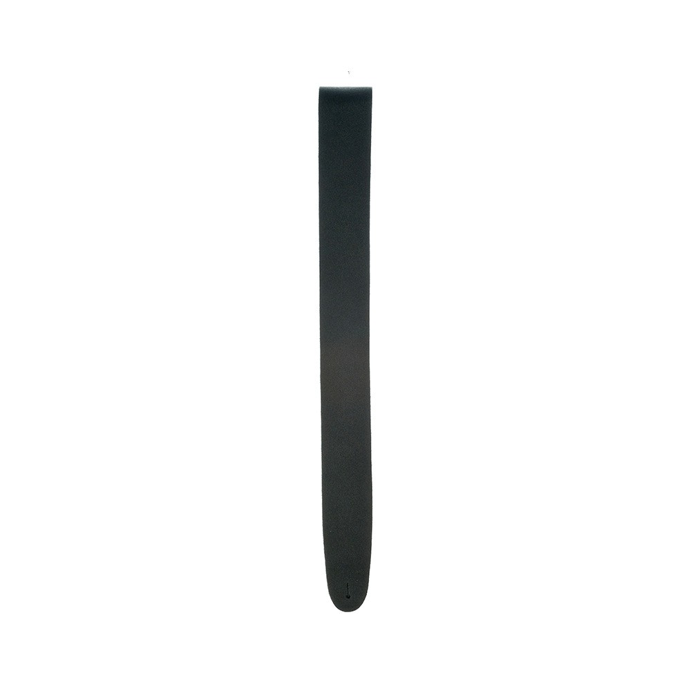 D'ADDARIO 25BL00 BASIC LEATHER GUITAR STRAP (BLACK)