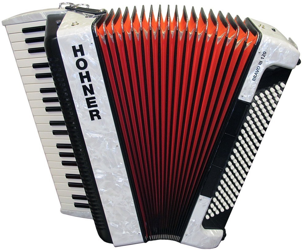 HOHNER BRAVO III 120 White