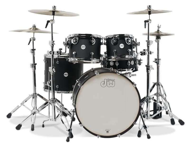 DW Design Series 5-Piece Shell Pack (Black Satin)