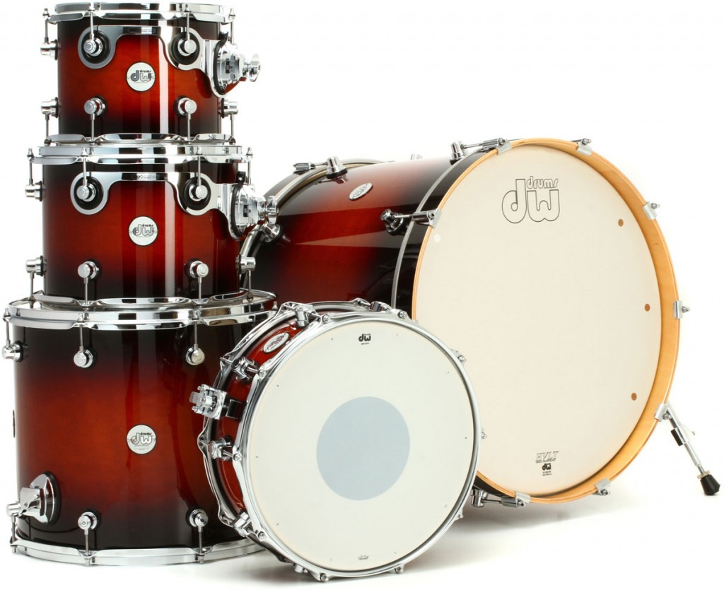 DW Design Series 5-Piece Shell Pack (Tobacco Burst)