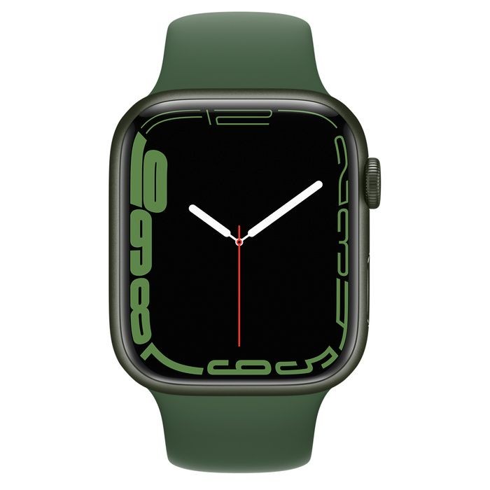 Apple Watch Series 7 GPS 41mm Green Aluminum Case With Green Sport Band (MKN03)