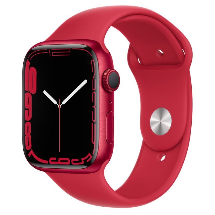 Apple Watch Series 7 GPS 41mm PRODUCT RED Aluminum Case With PRODUCT RED Sport Band (MKN23)