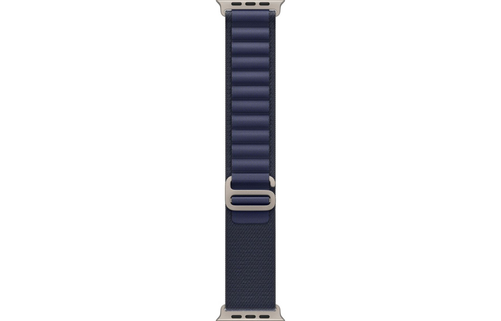 Apple Watch Ultra 2 LTE 49mm Natural Titanium Case with Navy Alpine Loop - Medium (MXMY3)
