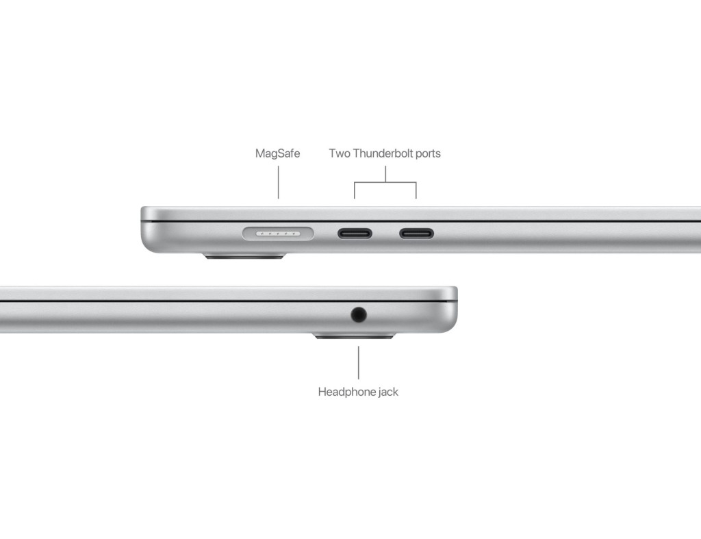 MacBook Air M3 13,6" 8CPU/10GPU/24GB/2TB Silver 2024 (Z1B80015S)
