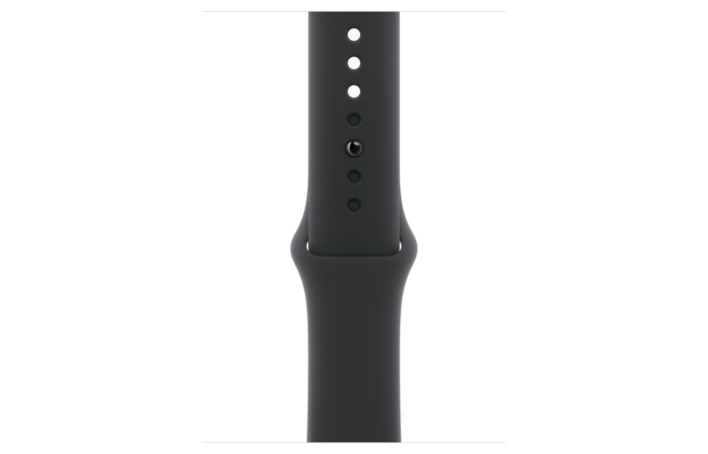 Apple Watch Series 10 LTE 42mm Slate Titanium Case w. Black Sport Band - M/L (MWXH3)