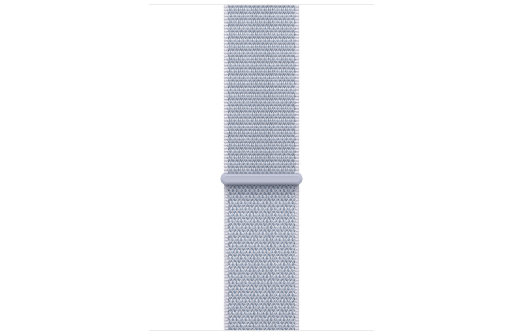 Apple Watch Series 10 GPS 42mm Silver Aluminum Case w. Blue Cloud Sport Loop (MWWD3)