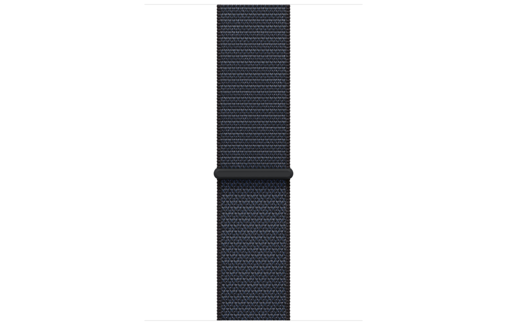Apple Watch Series 10 GPS 46mm Jet Black Aluminum Case w. Ink Sport Loop (MWWR3)
