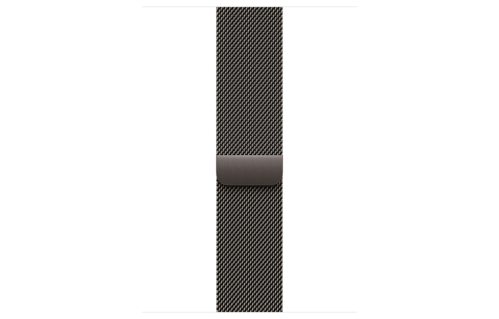 Apple Watch Series 10 LTE 46mm Slate Titanium Case w. Slate Milanese Loop - M/L (MWYW3)