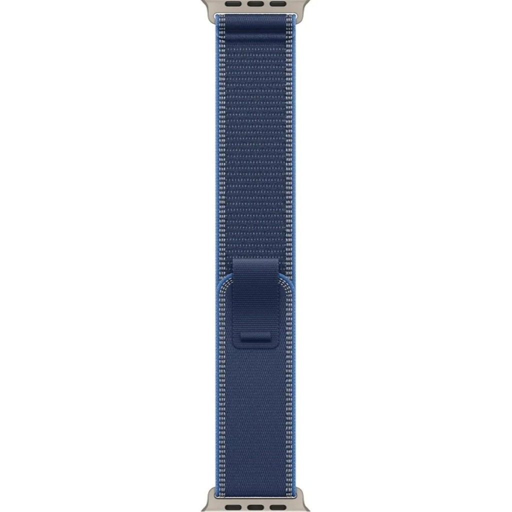 Apple Watch Ultra 3 LTE 49mm Natural Tit. Case w. Blue/Bright Blue Trail Loop - M/L (MEWU4)