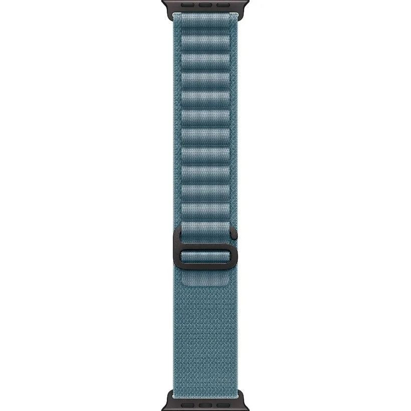 Apple Watch Ultra 3 LTE 49mm Black Tit. Case w. Light Blue Alpine Loop - Large (MF254+MG9M4)