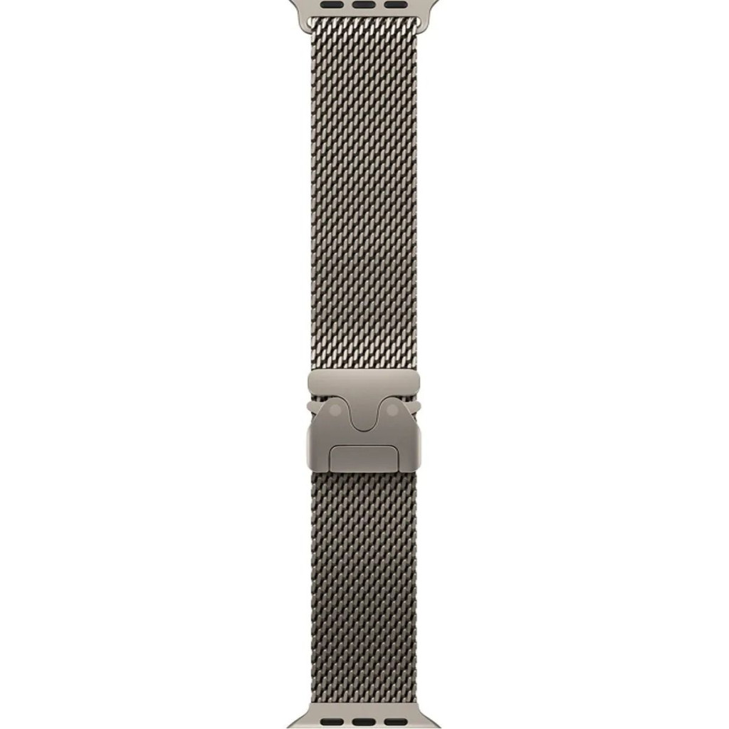 Apple Watch Ultra 3 LTE 49mm Natural Tit. Case w. Natural Tit. Milanese Loop - Large (MF0E4)