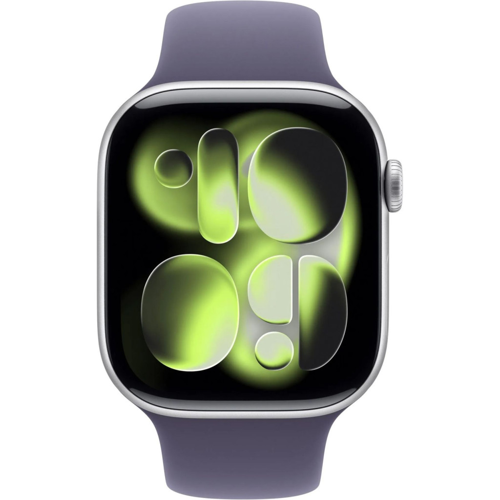 Apple Watch Series 11 GPS 42mm Silver Alu. Case w. Purple Fog S. Band - S/M (MEU64)