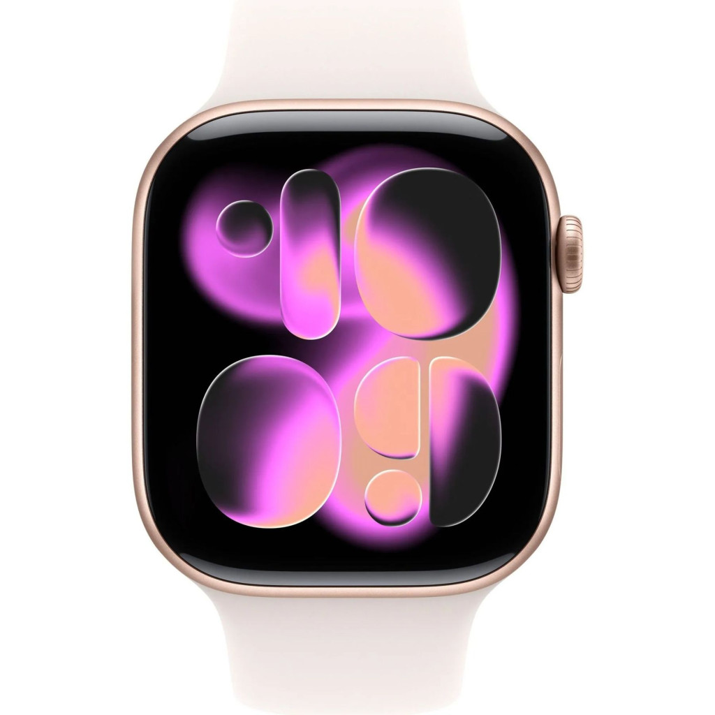 Apple Watch Series 11 GPS 42mm Rose Gold Alu. Case w. Light Blush S. Band - S/M (MEU04)
