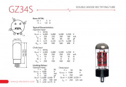 JJ ELECTRONIC GZ34S - 5AR4