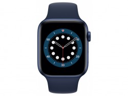 Apple Watch Series 6 GPS 44mm Blue Aluminium Case with Deep Navy Sport Band (M00J3)