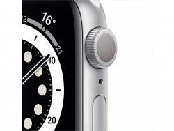 Apple Watch Series 6 GPS 44mm Silver Aluminium Case with White Sport Band (M00D3)